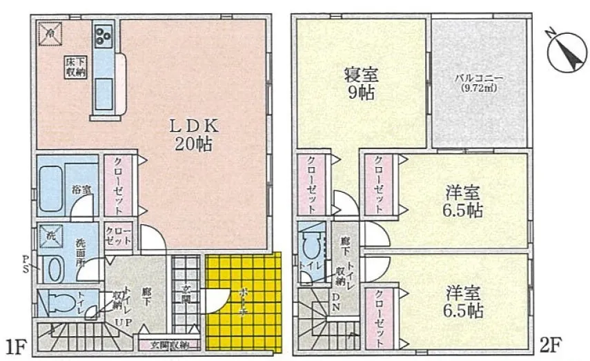 耐震性に優れた総2階の間取り